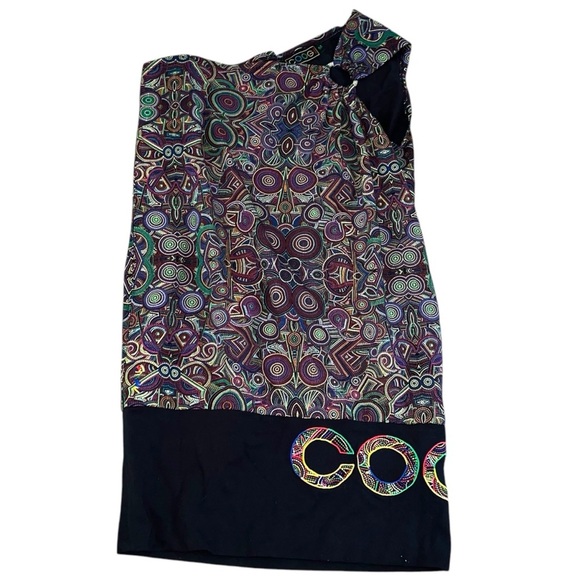 Vintage y2k early 2000s COOGI one shoulder mini dress - Picture 1 of 5